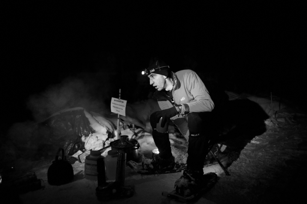 Erick Basset l'ultra-traileur du grand froid 