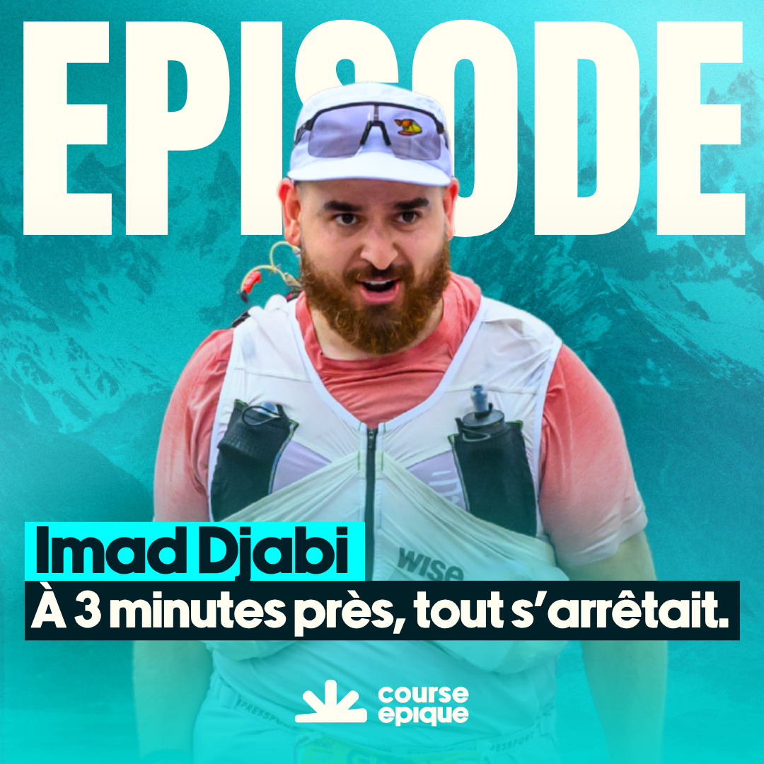 Visuel carré épisode Imad Djabi pour Course Épique
