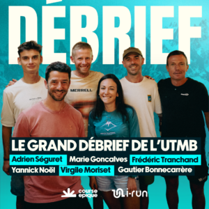 Visuel épisode débrief UTMB 2026 pour course épique